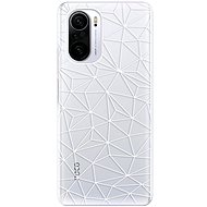 iSaprio Abstract Triangles 03 - white for Xiaomi Poco F3 - Phone Cover