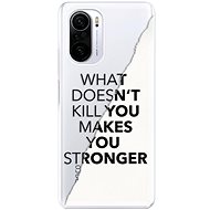 iSaprio Makes You Stronger for Xiaomi Poco F3 - Phone Cover