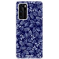 iSaprio Blue Leaves for Huawei P40 - Phone Cover