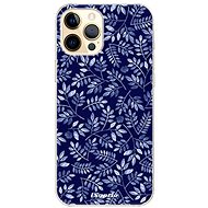 iSaprio Blue Leaves for iPhone 12 Pro - Phone Cover