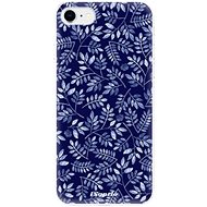 iSaprio Blue Leaves for iPhone SE 2020 - Phone Cover