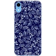 iSaprio Blue Leaves for iPhone Xr - Phone Cover