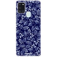 iSaprio Blue Leaves for Samsung Galaxy A21s - Phone Cover