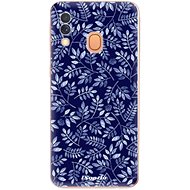 iSaprio Blue Leaves for Samsung Galaxy A40 - Phone Cover