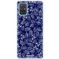 iSaprio Blue Leaves for Samsung Galaxy A71 - Phone Cover