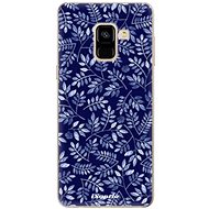 iSaprio Blue Leaves for Samsung Galaxy A8 2018 - Phone Cover