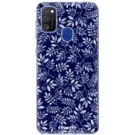 iSaprio Blue Leaves for Samsung Galaxy M21 - Phone Cover