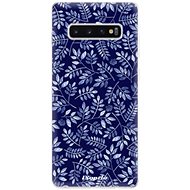 iSaprio Blue Leaves for Samsung Galaxy S10+ - Phone Cover