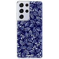 iSaprio Blue Leaves for Samsung Galaxy S21 Ultra - Phone Cover