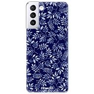 iSaprio Blue Leaves for Samsung Galaxy S21+ - Phone Cover