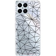 iSaprio Abstract Triangles 03 pro black na Honor X8 - Kryt na mobil
