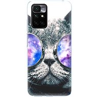 iSaprio Galaxy Cat for Xiaomi Redmi 10 - Phone Cover