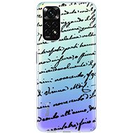 iSaprio Handwriting 01 pro black for Xiaomi Redmi Note 11 / Note 11S - Phone Cover