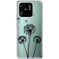 iSaprio Three Dandelions pro black for Xiaomi Redmi 10C - Phone Cover