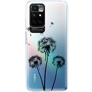 iSaprio Three Dandelions pro black for Xiaomi Redmi 10 - Phone Cover