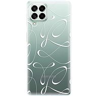 iSaprio Fancy pro white for Samsung Galaxy M53 5G - Phone Cover