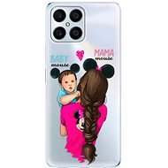 iSaprio Mama Mouse Brunette and Boy pre Honor X8 - Kryt na mobil