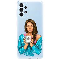 iSaprio Coffe Now for Brunette for Samsung Galaxy A13 - Phone Cover
