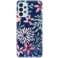 iSaprio Leaves on Blue for Samsung Galaxy A13 - Phone Cover