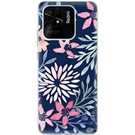 iSaprio Leaves on Blue for Xiaomi Redmi 10C - Phone Cover