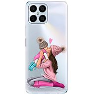iSaprio Kissing Mom for Brunette and Girl for Honor X8 - Phone Cover