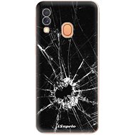 iSaprio Broken Glass 10 for Samsung Galaxy A40 - Phone Cover