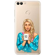 iSaprio Coffee Now - Blonde for Huawei P Smart - Phone Cover