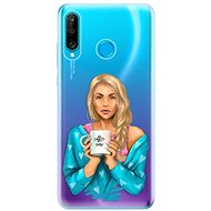 iSaprio Coffee Now - Blonde for Huawei P30 Lite - Phone Cover