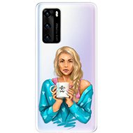 iSaprio Coffe Now - Blonde for Huawei P40 - Phone Cover