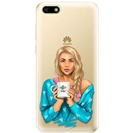 iSaprio Coffee Now - Blonde for Huawei Y5 2018 - Phone Cover