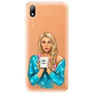 iSaprio Coffe Now - Blonde for Huawei Y5 2019 - Phone Cover