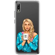 iSaprio Coffee Now - Blonde for Huawei Y6 2019 - Phone Cover