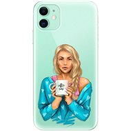 iSaprio Coffee Now - Blond for iPhone 11 - Phone Cover