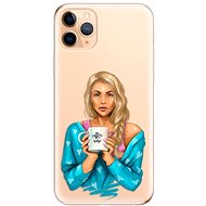 iSaprio Coffee Now - Blond for iPhone 11 Pro Max - Phone Cover