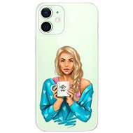 iSaprio Coffee Now - Blond for iPhone 12 mini - Phone Cover