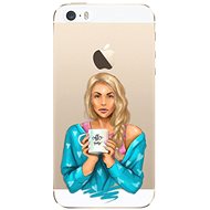 iSaprio Coffe Now - Blonde for iPhone 5/5S/SE - Phone Cover