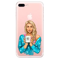 iSaprio Coffe Now - Blonde for iPhone 7 Plus / 8 Plus - Phone Cover