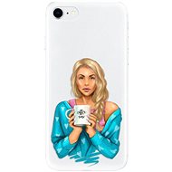 iSaprio Coffe Now - Blond for iPhone SE 2020 - Phone Cover