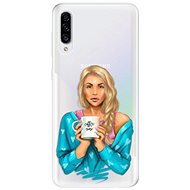 iSaprio Coffee Now - Blonde for Samsung Galaxy A30s - Phone Cover