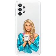 iSaprio Coffe Now - Blonde for Samsung Galaxy A32 5G - Phone Cover