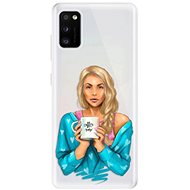 iSaprio Coffe Now - Blonde for Samsung Galaxy A41 - Phone Cover