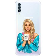 iSaprio Coffee Now - Blonde for Samsung Galaxy A50 - Phone Cover