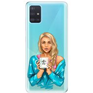 iSaprio Coffee Now - Blonde for Samsung Galaxy A51 - Phone Cover