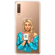 iSaprio Coffe Now - Blonde for Samsung Galaxy A7 (2018) - Phone Cover