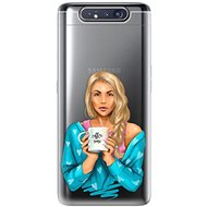 iSaprio Coffe Now - Blonde for Samsung Galaxy A80 - Phone Cover