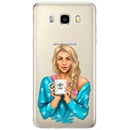 iSaprio Coffe Now - Blonde for Samsung Galaxy J5 (2016) - Phone Cover