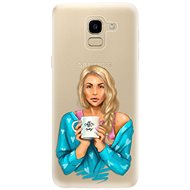 iSaprio Coffe Now - Blonde for Samsung Galaxy J6 - Phone Cover