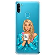 iSaprio Coffe Now - Blonde for Samsung Galaxy M11 - Phone Cover