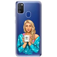 iSaprio Coffe Now - Blonde for Samsung Galaxy M21 - Phone Cover