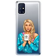iSaprio Coffe Now - Blonde for Samsung Galaxy M31s - Phone Cover